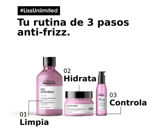 Shampoo Anti-frizz Cabello Liso 300ml L'oréal Professionnel