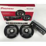 Combo De Radio Y Parlantes Para Carro Pioneer Mxt-s216bt/