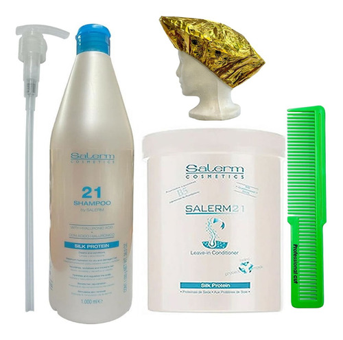 Salerm 21 Kit Reparador Shampoo 1000ml + Tratamiento 1000ml