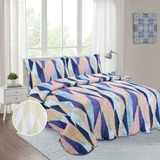 Set Cubrecama Quilt Estampado King Size +2 Fundas!