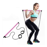 Extensor Elastico Barra Fitness Coxas Biceps Gluteos Agacha