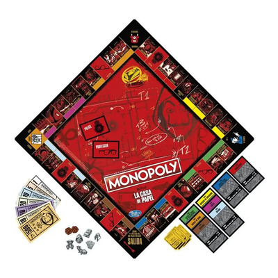 Monopoly Edición La Casa De Papel Juego De Mesa De Hasbro | Envío gratis