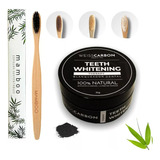 Cepillo De Dientes De Bambu + Blanqueador Dental Natural