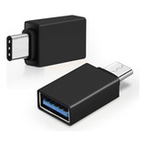 Adaptador Usb Tipo C Hembra P Macbook, Celulares Otg 