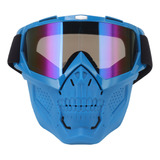 Skull Goggles Mask Pc Sponge Motocicleta Ajustável Removível