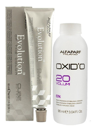 Tintura Alfaparf Evolution 60gr + Oxidante 90ml 