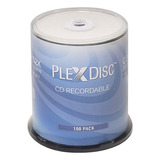 Plexdisc Cd-r 700mb 52x - Hub De Inyeccin De Tinta Blanca Im