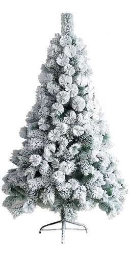 Adorno Árbol Nevado Navidad Decoración Arbolito 2.10mt 1000