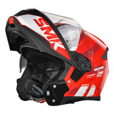 Casco Moto Rebatible Smk Gullwing Tourleader Doble Visor