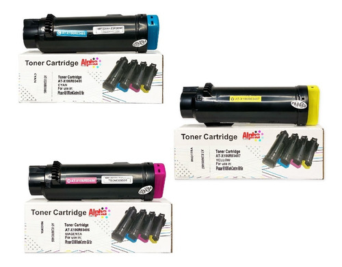 3 Toner Compatible Con Xerox Phaser 6510 Workcentre 6515