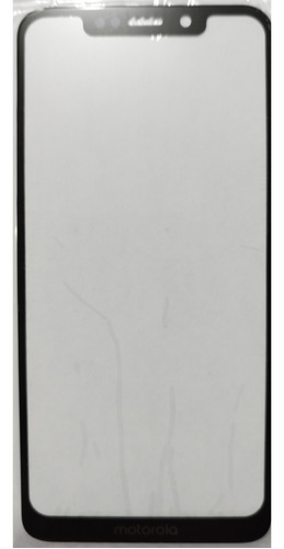 Refaccion Moto One Xt1941 Cristal Gorilla Glass Negro Envío 