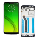 Tela Display Lcd Frontal Aro Compatível Moto G7 Power Xt1955