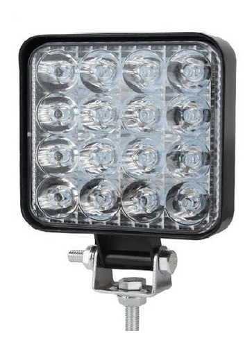 Faro Auxiliar Reflector 4x4 Led Off Road 48w 12 A 24v Camion