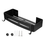 Estante De Ducha Para Baño, Aluminio Negro, Resistente