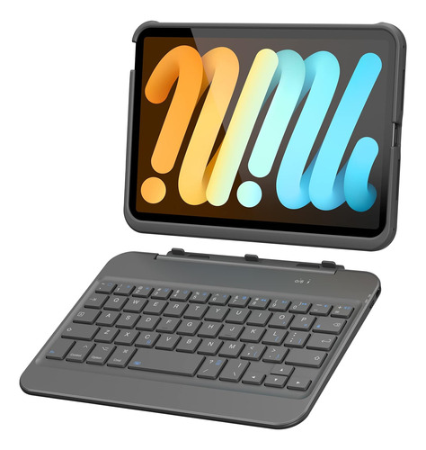 Funda C/teclado Greenlaw Para iPad Mini 6g 2021 8.3inch Gris