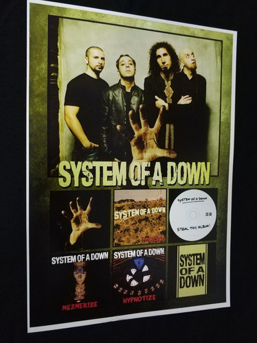 Musica Poster System Of A Down Toxicity Steal Rock Capas Cd