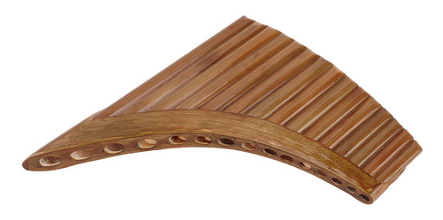 Flauta De 15 Tubos De Bambú Natural Puro, Respetuosa Con El