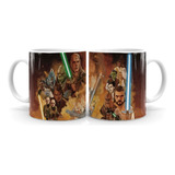 Caneca Star Wars Jedi Chewbacca Yoda Skywalker Han Kenobi