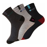 Kit 12 Pares Meia Masculino Cano Longo Soquete Varias Cores