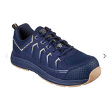 Tenis Industriales Skechers Con Casquillo P/hombre Az