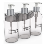 Dispenser Triple Amenities Shampoo Acondicionador Jabón