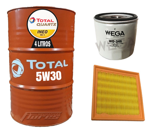 Cambio De Aceite 5w30 4l + Kit Filtros Vw Suran Fox 1.6 Msi