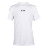 Playera Fox Premium Flora Blanco