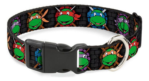 Collar De Clip De Plástico Con Engranaje Tmnt Clásico Con