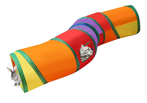 Túnel De Gatos,colorido Gato Tubo De Túnel Para Gatos