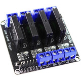 Modulo Rele Estado Solido Ssr - 4 Canis 5v 2a Para Arduino