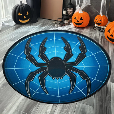 Alfombra Halloween Spider Crystal Velvet Festival Bedroom Li