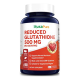 Antioxidante Glutatión Reducido 500 Mg, 180 Cápsulas Sabor Sin Sabor