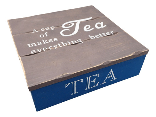 Caja Organizadora De Té 9 Divisiones Tea