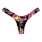 V Swimwear Mujer Bikini Estampado Brasileño Tanga Ba 8645