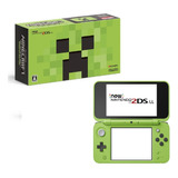 New Nintendo 2ds Ll Minecraft Creeper Edition - New 2ds Edição Especial Minecraft Verde
