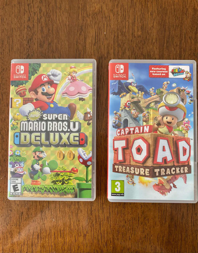 Juegos Nintendo Switch Super Mario Deluxe Y Captain Toad