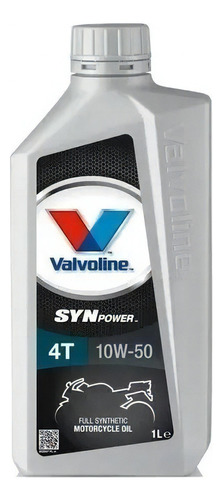 Aceite 10w50 Moto Valvoline Synpower 4t Sintetico 1 Litro