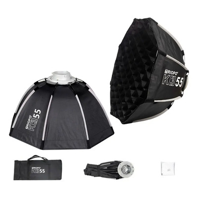 Octabox Softbox Triopo K3 55cm Bowens Armado Rapido + Grid | Envío gratis
