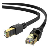 Cable Ethernet Cat 8 De 10 Pies, Cable Plano De Alta Velocid