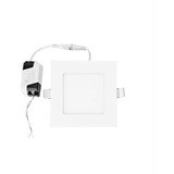 Foco Panel Led Embutir Cuadrado  6w 3200k