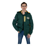 Chamarra Caballero Green Bay Packers Marca Nfl 100% Original