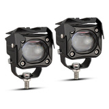 2 Faros Auxiliares Focos Niebla Ultra Brillo Luces 4x4 Moto