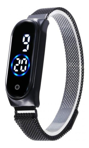 Reloj Digital Pulsera Tactil Metalico Magnetico