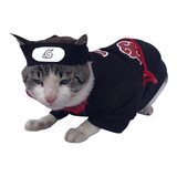 Roupa Roupinha Akatsuki Pet Cachorros Gatos Naruto Atacado