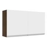 Alacena Madesa Glamy 120cm 2 Puertas Marrón/blanco