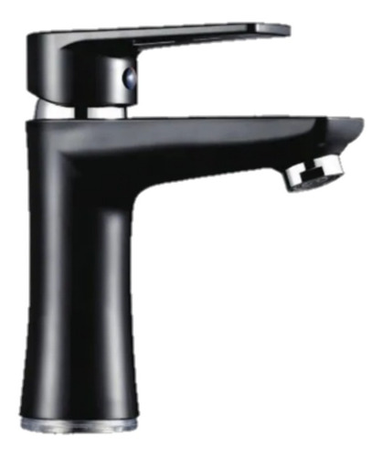 Mezcladora Monomando Llave De Lavabo Grifo Baño Negro Lujo