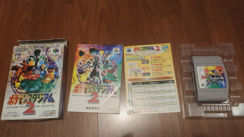 Pokemon Stadium 2 Nintendo 64 Version Japones N64 Caja