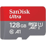 Tarjeta De Memoria Micro Sd 128gb Sandisk Ultra 140mbs