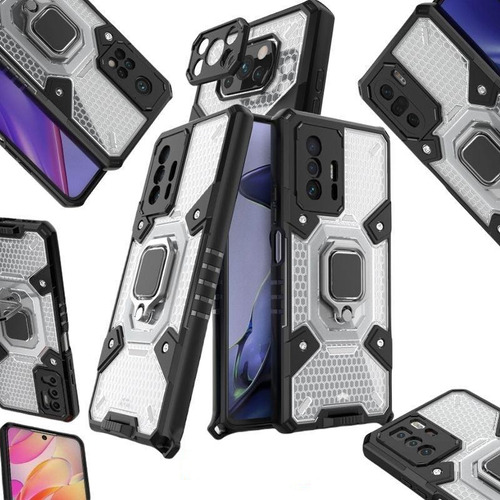 Funda Estuche Armour Transparente Magnético Para Xiaomi