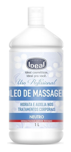 Ideal Oleo Massagem Neutro 1000ml